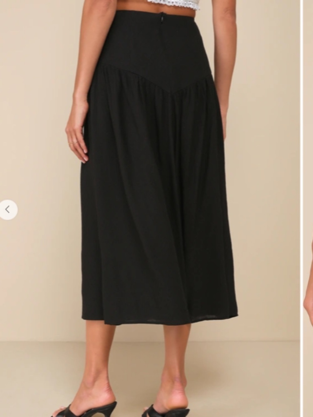 LULU's Sexy Bohemian Vacation Music Festival Brunch Casual Resort Midi Skirt - Picture 5 of 5